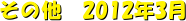 ̑@2012N3