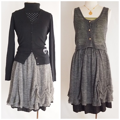 ニットスカート、Knit Skirt 