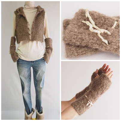 フードベスト、hooded vest