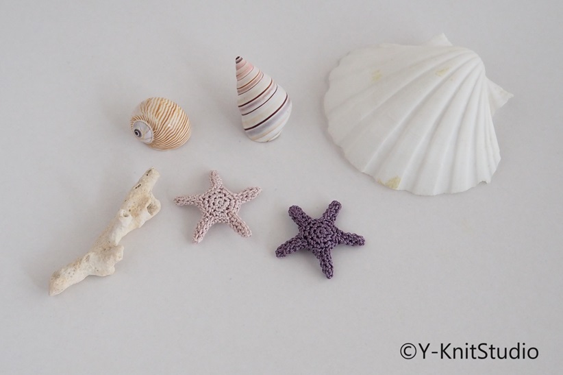 ヒトデのモチーフ、 Star fish motifs 