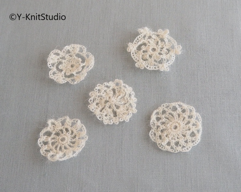 お花レース　 flower lace motifs