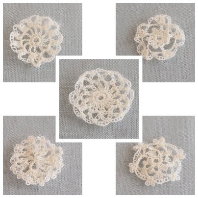 お花レース　 flower lace motifs