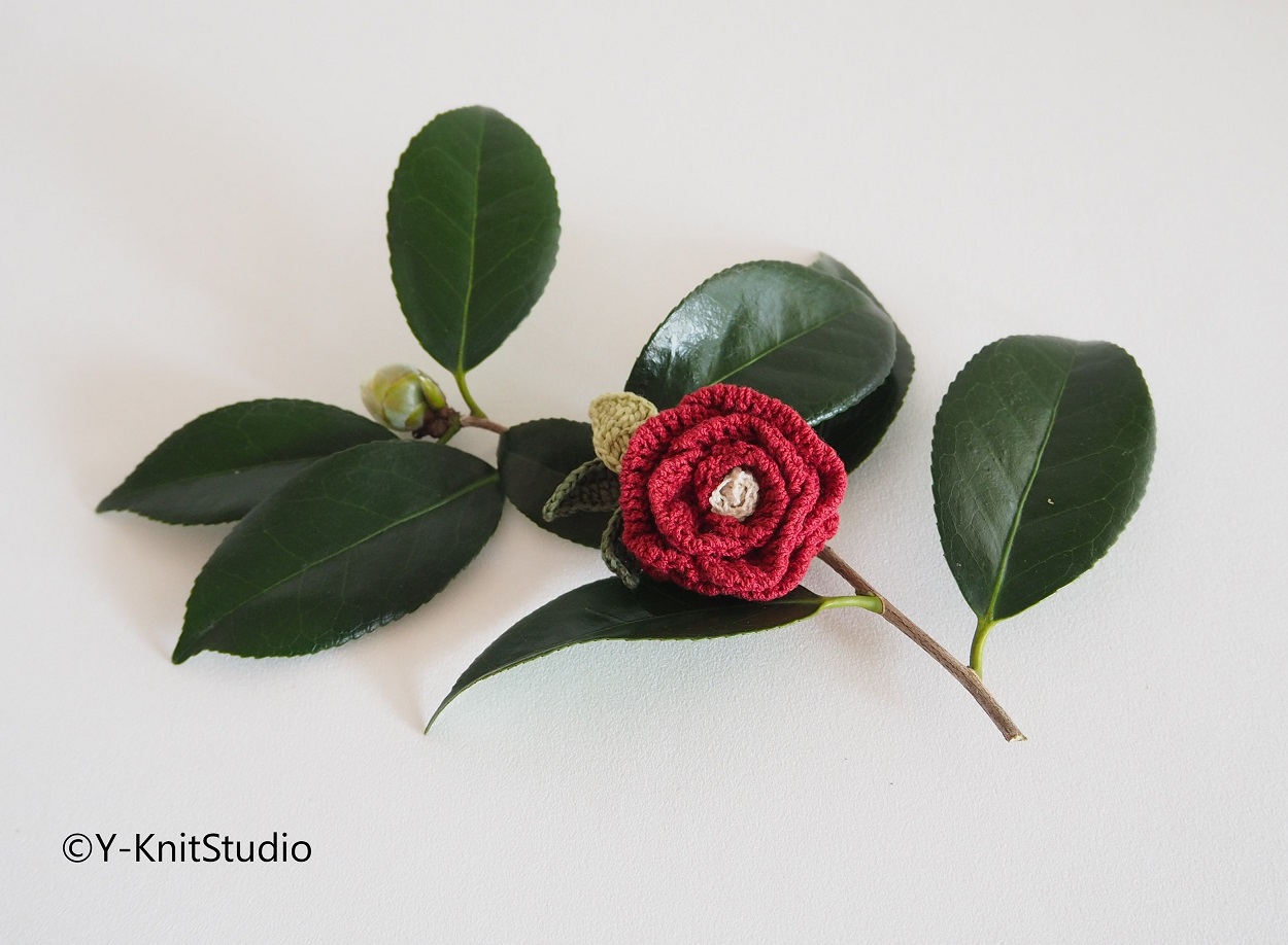 椿のモチーフ、camellia motif