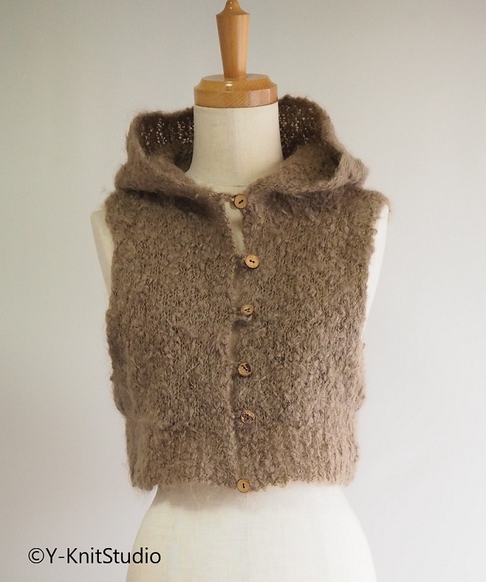 フードベスト、hooded vest
