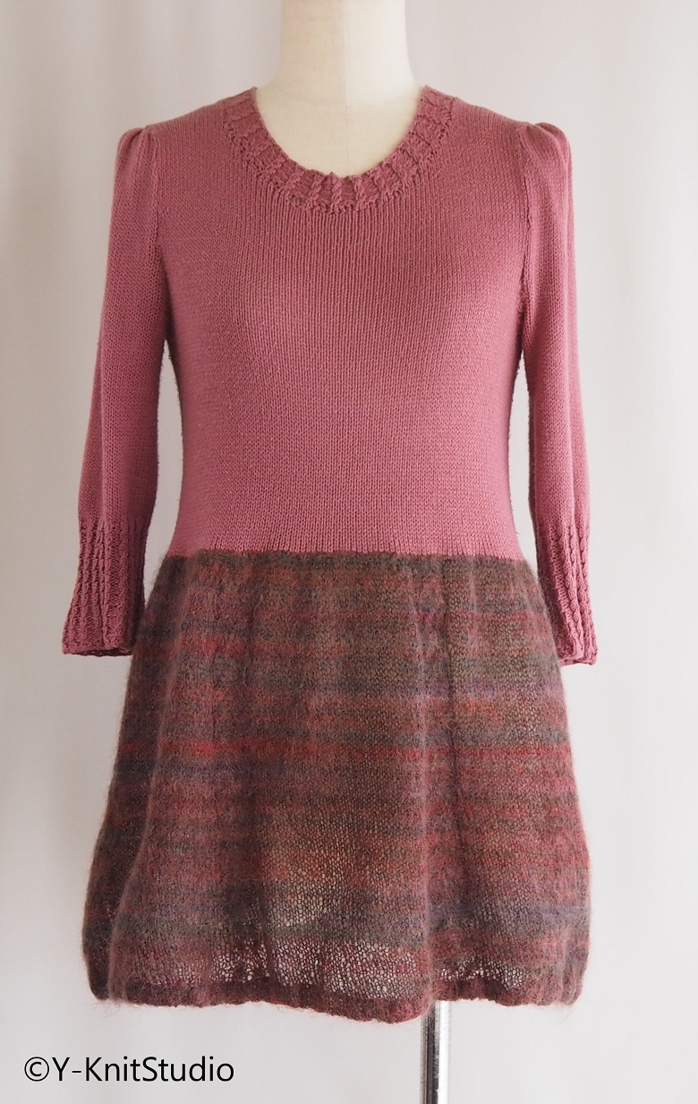 ニットワンピース、knitdress