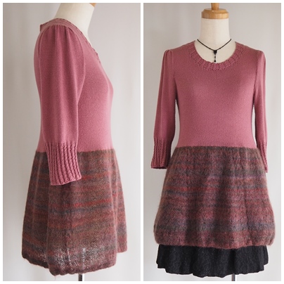 ニットワンピース、knitdress