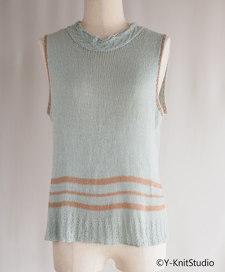 絹のサマーベスト、silk summer vest