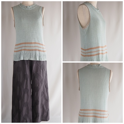 絹のサマーベスト、silk summer vest