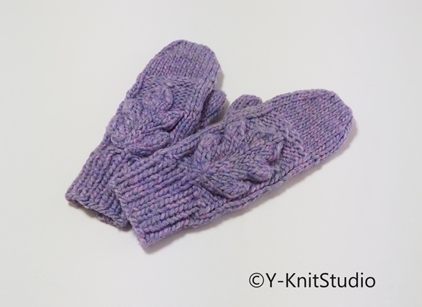 ミトン、手袋、knit gloves